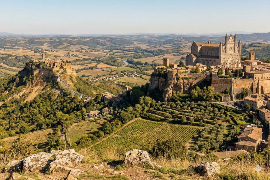 Un ponte nel vuoto e un pozzo senza fine: queste due perle di tufo al confine tra Lazio e Umbria sembrano uscite da un sogno