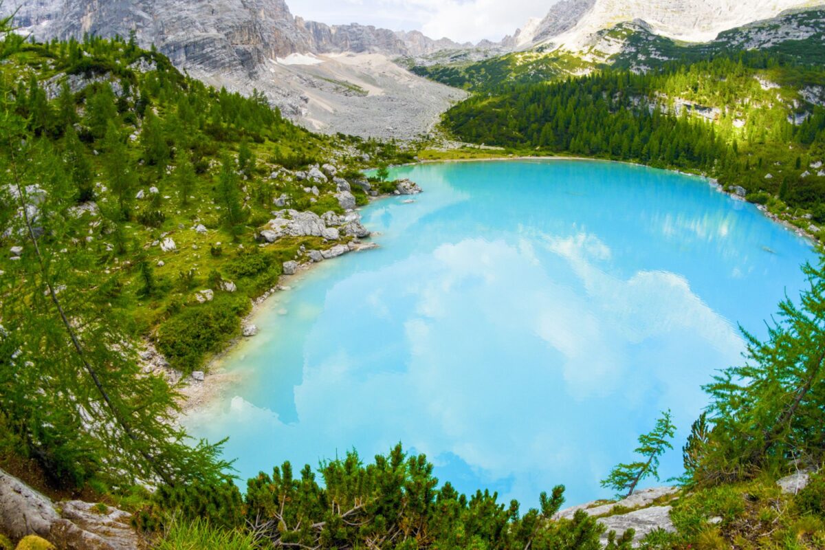 Lago di Sorapis blu